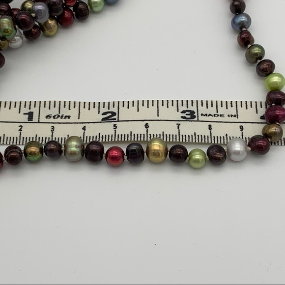 NWOT Super long Fresh Water Pearl Necklace - Picture 4 of 7